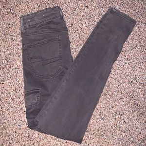 American Eagle Super Stretch Skinny Cargo Pant Sz4